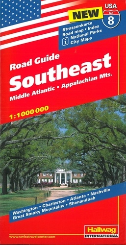 Road Guide Southeast. Middle Atlantic - Appalachian Mts. 1/100 000
