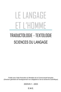  XXX - Sciences du langage - 38 Dossier F.L.E.S. - 2003 - 38.1.
