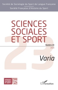  XXX - Sciences sociales et sport - Varia.