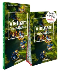 Vietnam, Cambodge, Laos (guide et carte laminée)