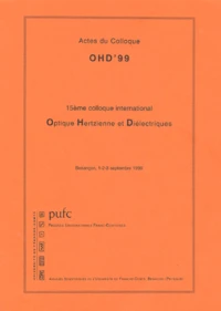 Actes du colloque OHD'99