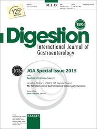 Y Shinomura - JGA special issue 2015 - Including Abstracts of the 7th International Gastrointestinal Consensus Symposium (IGICS), JGA Keynote Program, Fukushima, February 2014. Special Topic Issue: Digestion 2015, Vol. 91, No. 1.