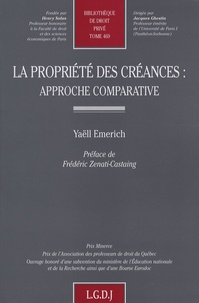 Yaëll Emerich - La propriété des créances : approche comparative.