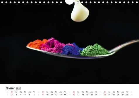 CALVENDO Mode de vie  Déchaînement de couleurs (Calendrier mural 2020 DIN A4 horizontal). Pigmentez votre quotidien ! (Calendrier mensuel, 14 Pages )
