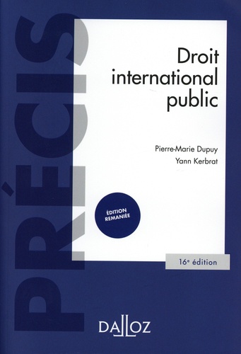 Droit international public 16e édition