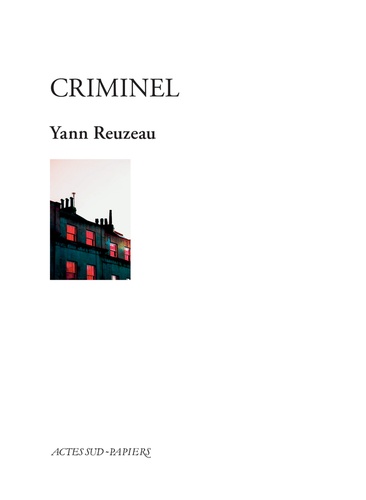 Criminel - Occasion