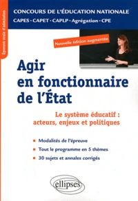 Agir en fonctionnaire de l'Etat