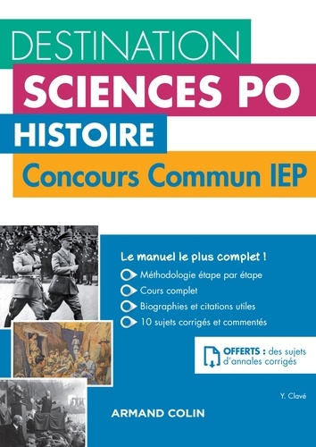 Histoire. Concours commun IEP