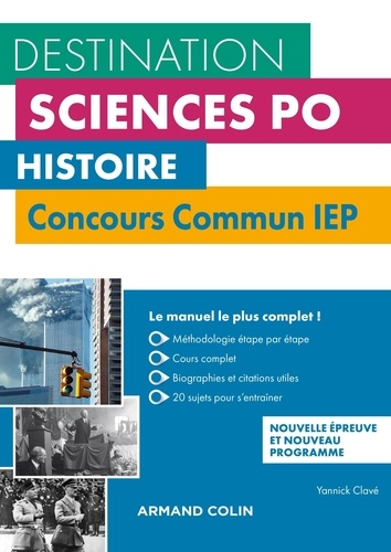 Histoire. Concours Commun IEP  Edition 2020
