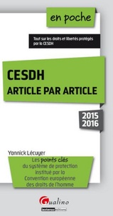 Yannick Lécuyer - CESDH article par article.