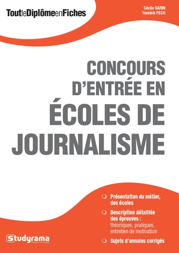 Yannick Pech et Cecile Varin - Concours d'entrée en écoles de journalisme.