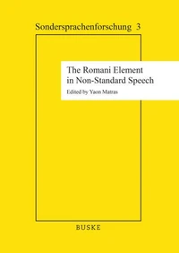 The Romani Element in Non-Standard Speech