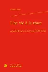 Une vie à la trace