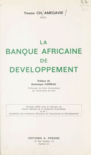 La Banque africaine de développement