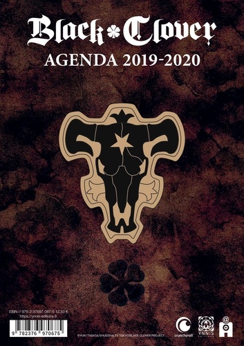 Agenda Black Clover  Edition 2019-2020