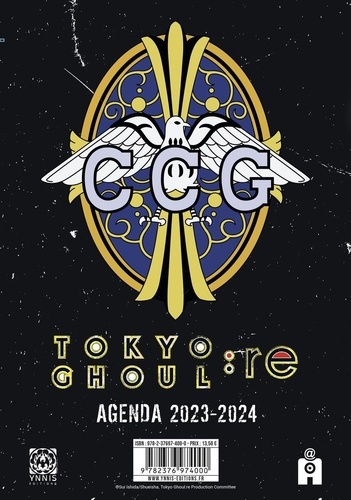 Agenda Tokyo Ghoul : re  Edition 2023-2024