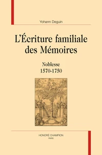 L'écriture familiale des mémoires