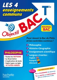 Les 4 enseignements communs Tle