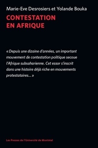 Yolande Bouka et Marie-Ève Desrosiers - Contestation en Afrique.