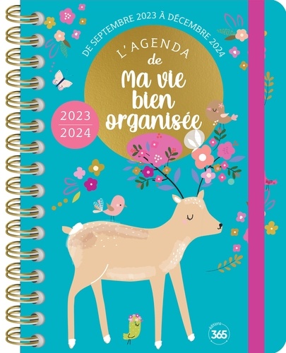 L'agenda de ma vie bien organisée. De septembre 2023 à décembre 2024  Edition 2024