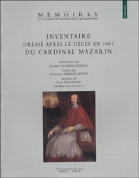 Inventaire dressé après le décès en 1661 du Cardinal Mazarin