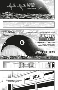 Hunter X Hunter - Tome 40 - Chapitre 412