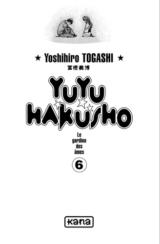Yuyu Hakusho Tome 6