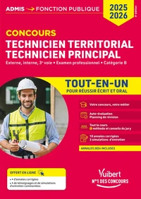 Concours technicien territorial, technicien principal