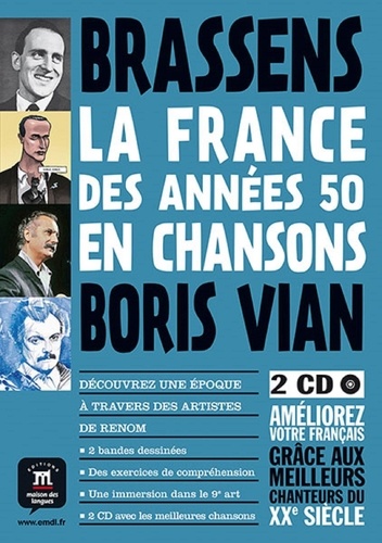 Youmna Tohmé - La France des années 50 en chansons - Brassens, Boris Vian. 2 CD audio