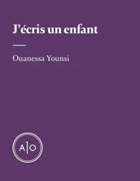 J’écris un enfant