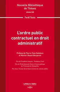 L'ordre public contractuel en droit administratif