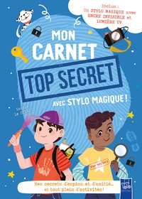  Yoyo Books - Mon carnet top secret avec stylo magique ! - Mes secrets d'espion et d'amitié... et tout plein d'activités !.