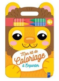 Mon kit de coloriage à emporter Lion