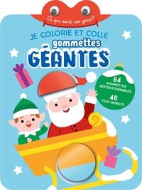  Yoyo éditions - Je colorie et colle gommettes géantes Père Noël.