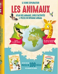 Yoyo éditions - Les animaux - Coffret en 2 volumes : Atlas des animaux, livre d'activités et puzzle du royaume animal.