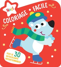 Téléchargez des livres epub pour nook Ours Noël coloriage facile par Yoyo éditions  9789464541946