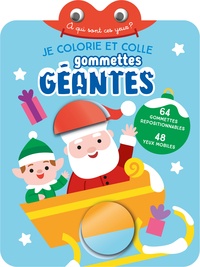 Téléchargez des livres électroniques gratuits pour iphone Pére Noël yeux  - Je colorie et colle gommettes géantes 9789464542301 iBook par Yoyo éditions