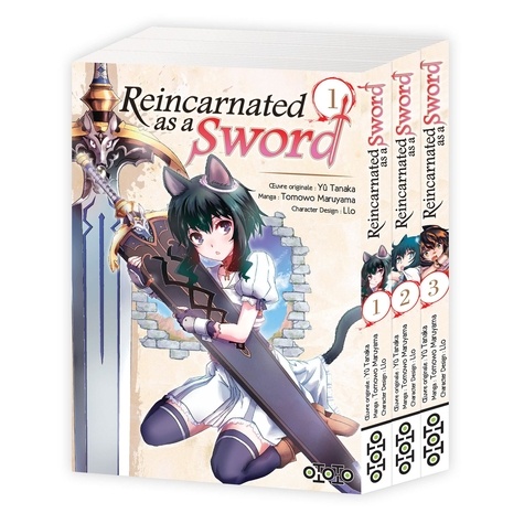 Yû Tanaka et Tomowo Maruyama - Reincarnated as a Sword  : Pack Tomes 1 à 3.