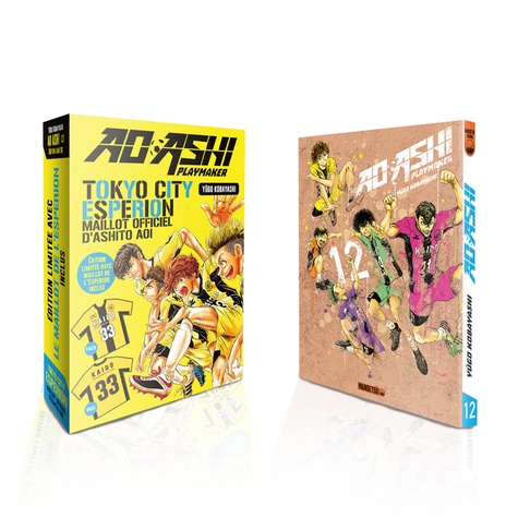 Ao Ashi Playmaker Tome 12 Pack avec un maillot de l'Esperion inclus -  -  Edition collector