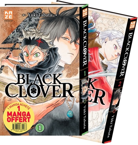 Black Clover  Pack en 2 volumes. Tome 1, Le serment ; Tome 2, Le défenseur