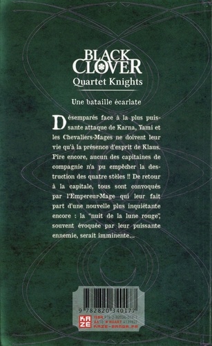 Black Clover - Quartet Knights Tome 4 Une bataille écarlate
