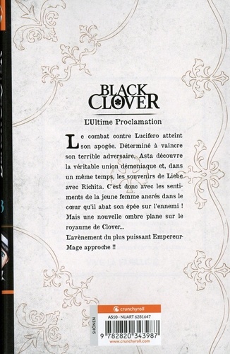 Black Clover Tome 33 L'Ultime Proclamation