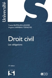 Yvaine Buffelan-Lanore et Virginie Larribau-Terneyre - Droit civil - Les obligations.