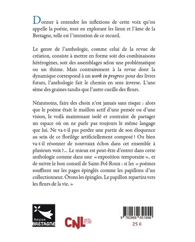 Anthologie de la poésie en Bretagne au XXe siècle