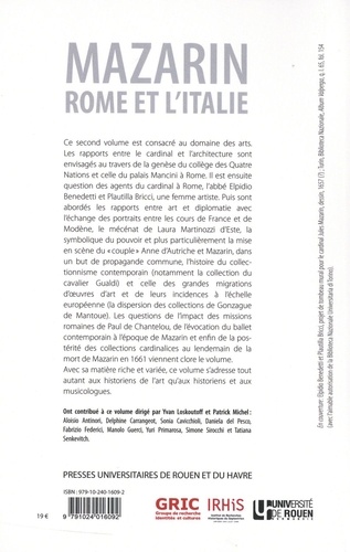 Mazarin, Rome et l'Italie. Volume 2, Histoire des arts