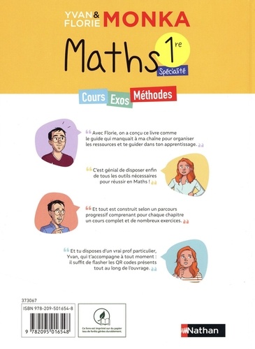 Maths 1re Spécialité  Edition 2023