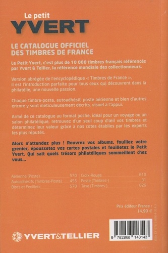 Le petit Yvert. Tous les timbres-poste de France depuis 1849  Edition 2023