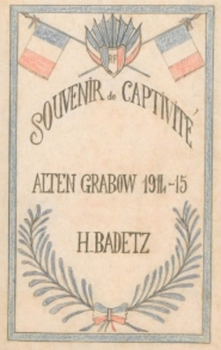 Yves Badetz - Souvenir de captivité - Alten Grabow, 1914-15.