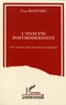 Yves Boisvert - L'analyse postmoderniste - Une nouvelle grille d'analyse socio-politique.