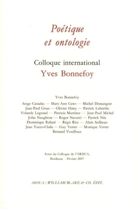 Poétique et ontologie